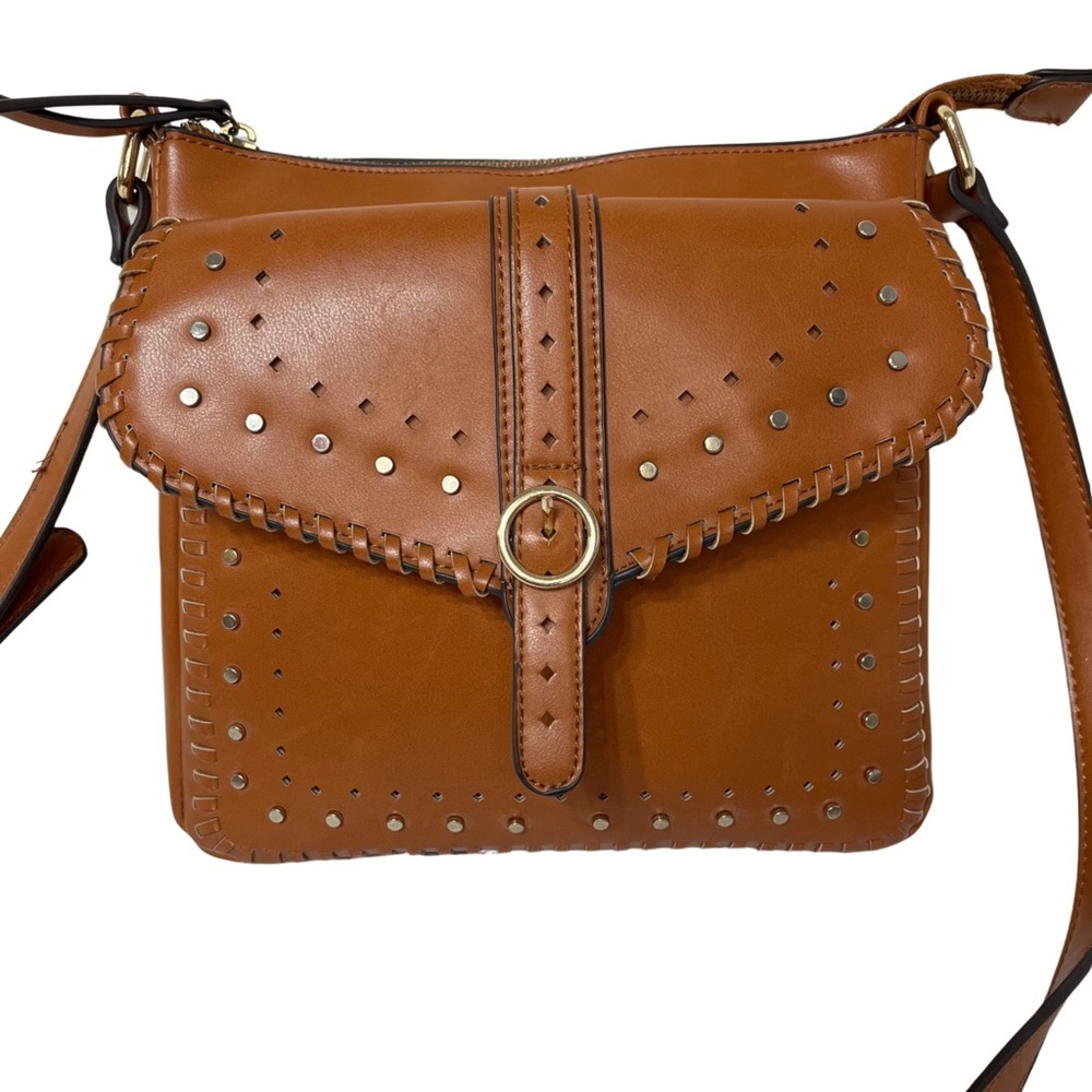 Sole Society Western Country faux Leather Crossbody Bag Leopard Print 🐆 Lining